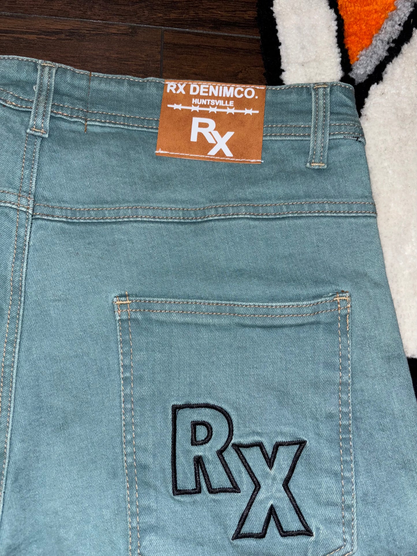 "Hands" Denim Jorts