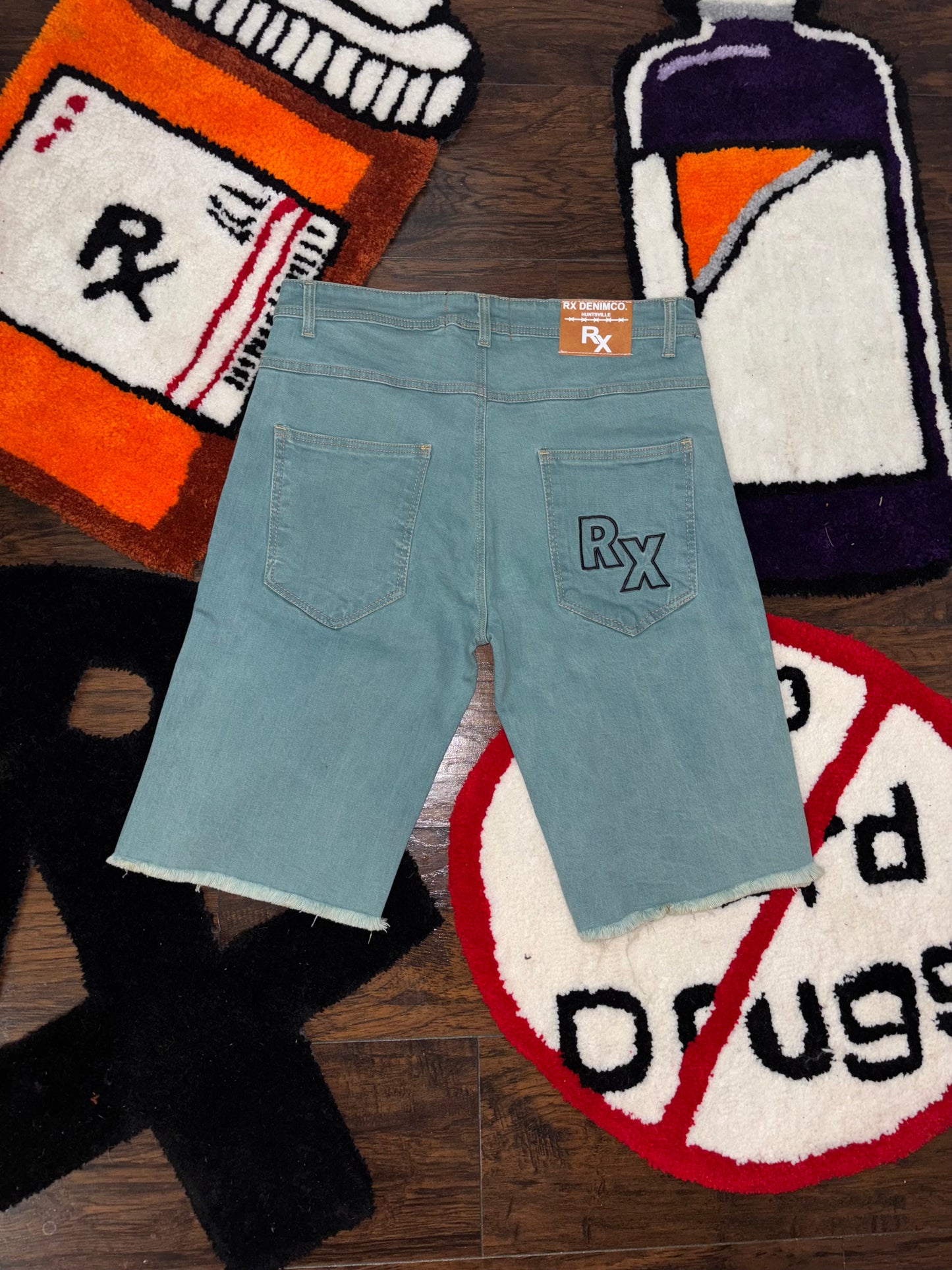 "Hands" Denim Jorts
